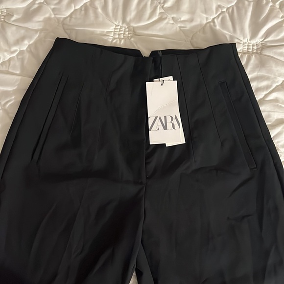 Zara black stretchy slacks size Medium - Picture 5 of 6